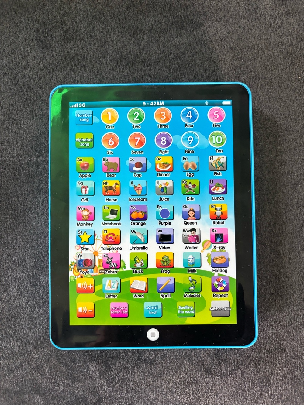 Kids Educational Tablet - Blue